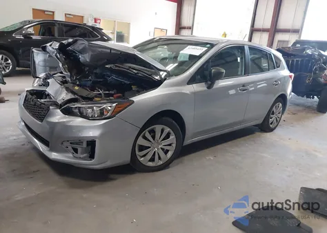 2019 Subaru Impreza 2.0I z USA, uszkodzony, nr VIN 4S3GTAA60K3715425